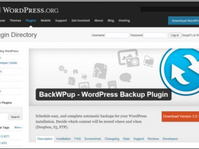 WordPressバックアッププラグイン「BackWPup」