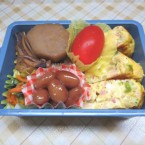 具だくさん卵焼き弁当