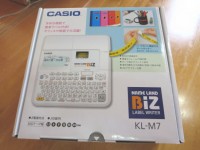 ラベルライター カシオ ネームランド(KL-M7)を買いました。