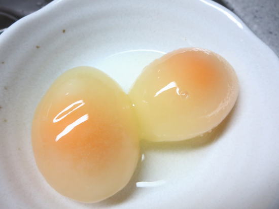 冷凍卵を作って食べてみた。