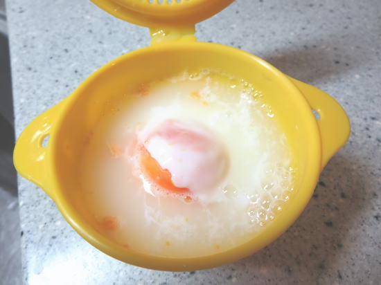 加熱し過ぎた卵