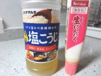 液体塩こうじとにんにくチューブ