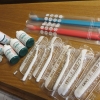 歯のケア用品(コンクールF(洗口液)、歯ブラシ、歯間ブラシ)