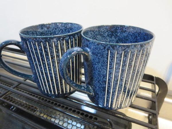 軽量マグカップ ネイビー(撥水十草 )