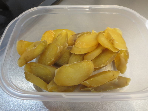 簡単！干し芋風の完成