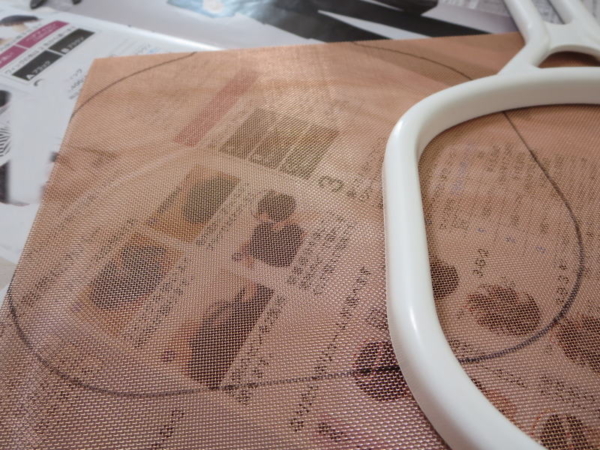 銅金網40メッシュを純銅バスネットのサイズにカット