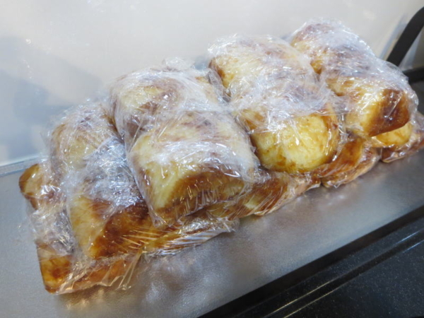 焼まんじゅうは小分けにして冷凍保存